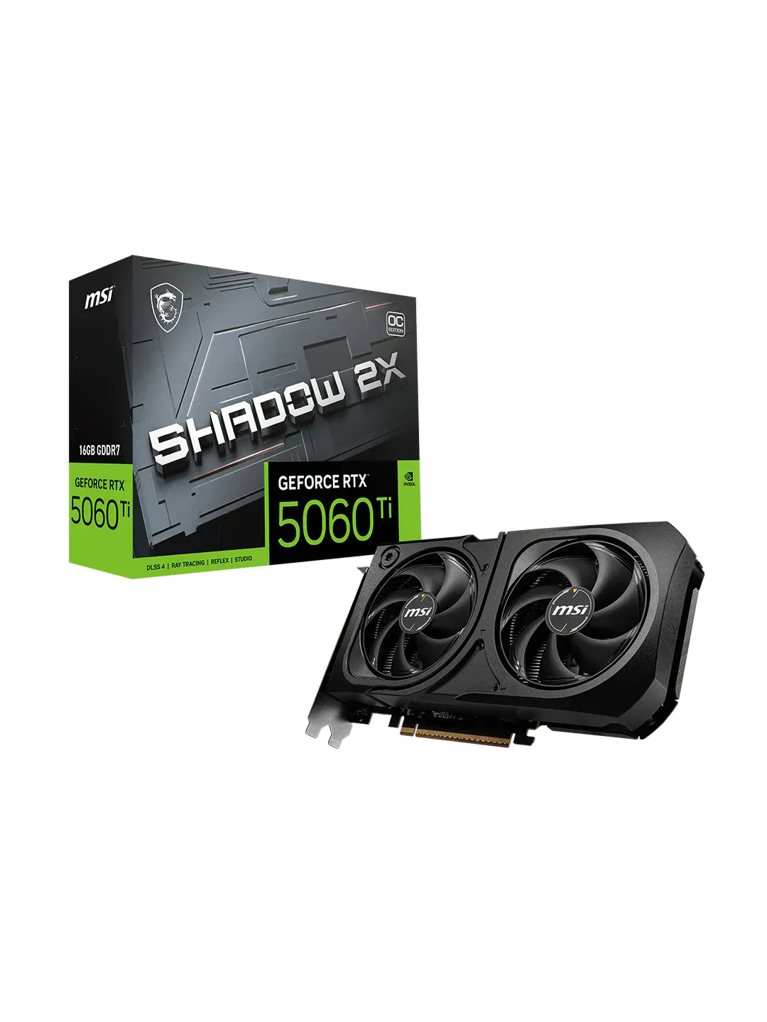 MSI - 16GB GeForce RTX5060Ti SHADOW 2X OC PLUS — 4