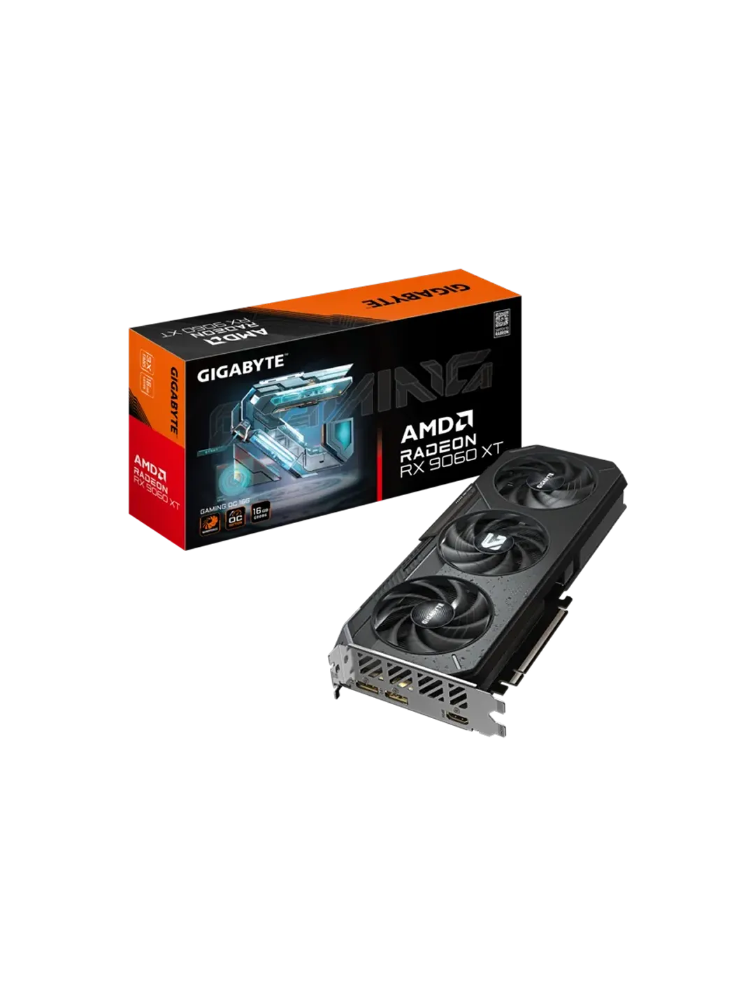 Gigabyte - 16GB ATI Radeon RX9060XT GAMING OC — 4