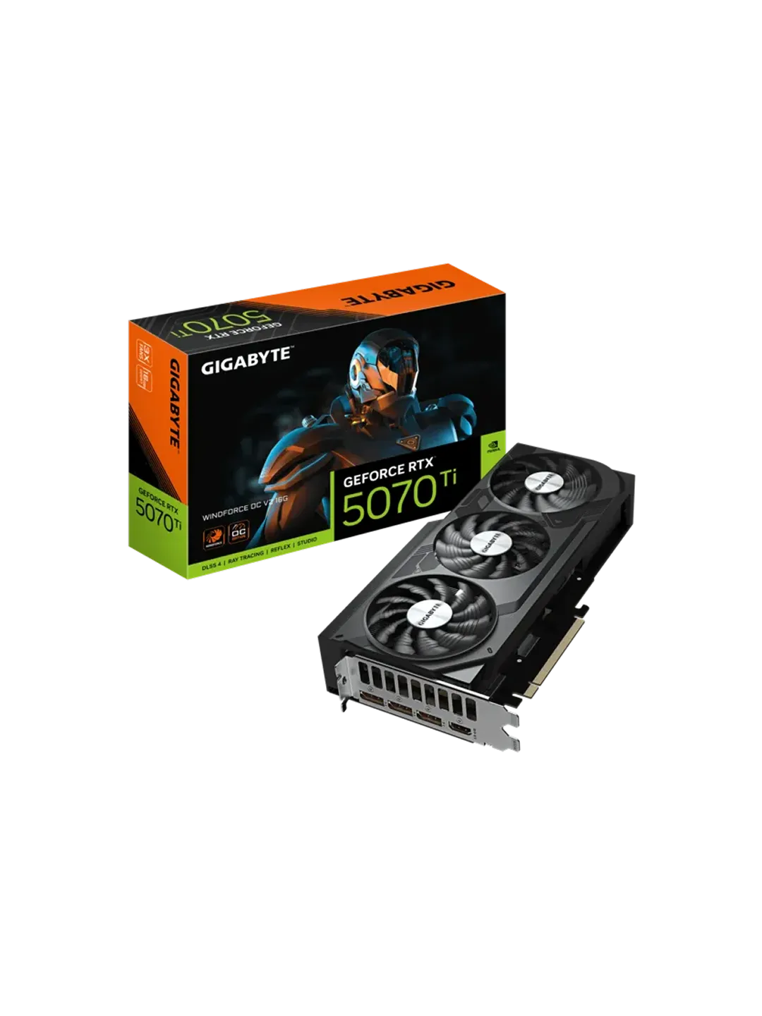 Gigabyte - 16GB GeForce RTX5070Ti WINDFORCE OC V2 — 4