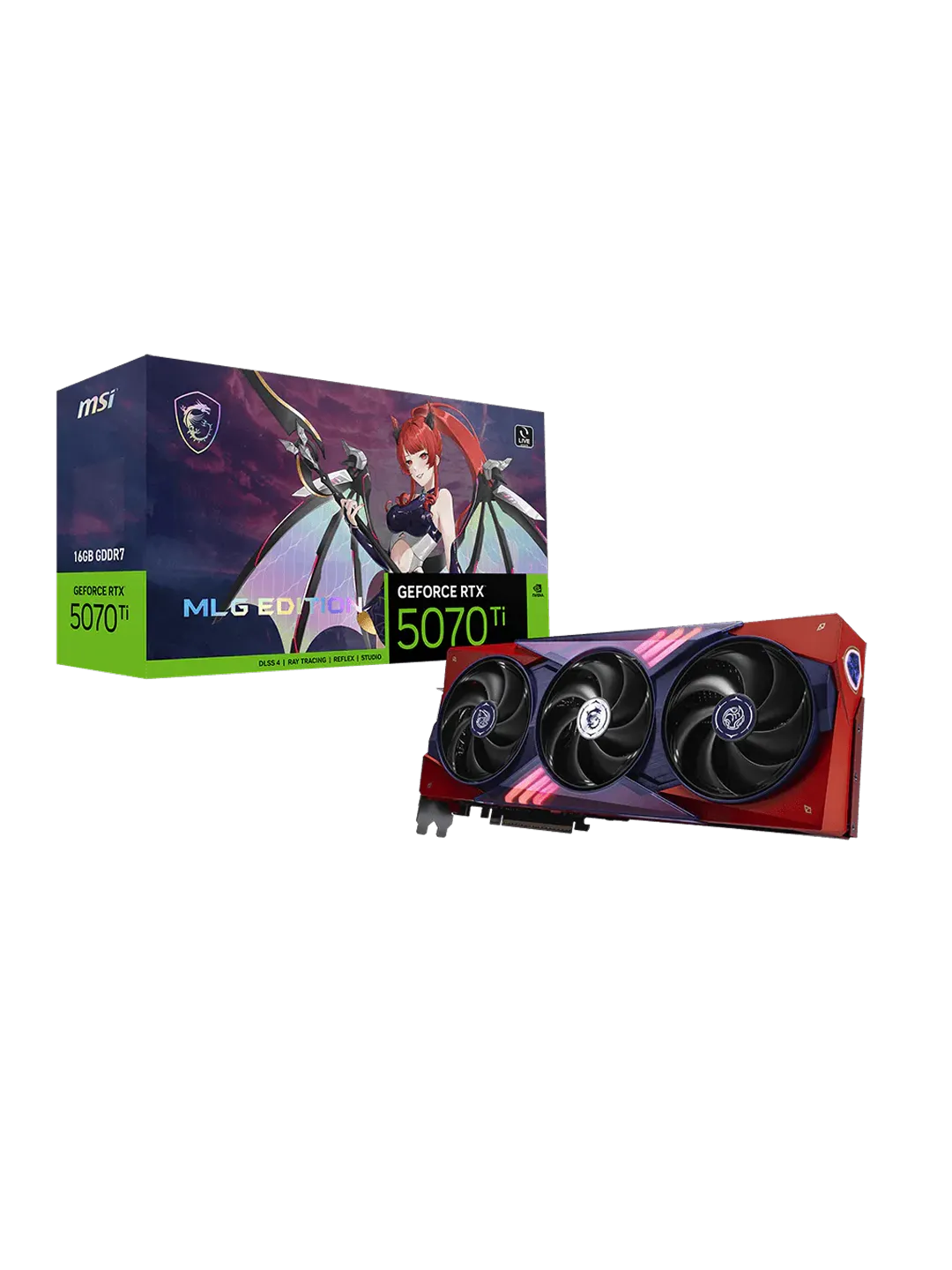 MSI - 16GB GeForce RTX5070Ti MLG EDITION OC — 4