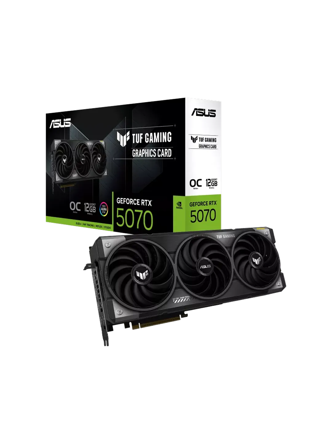 ASUS - 12GB GeForce RTX5070 TUF GAMING OC GDDR7 — 4