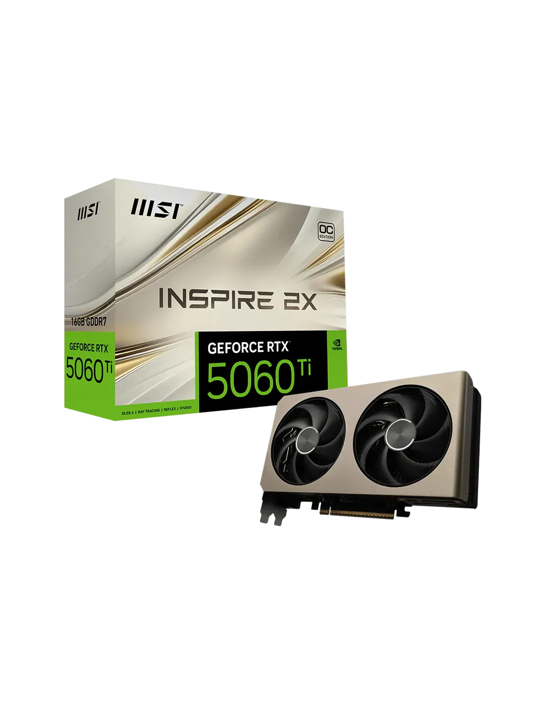 MSI - 16GB GeForce RTX5060Ti INSPIRE 2X OC — 4