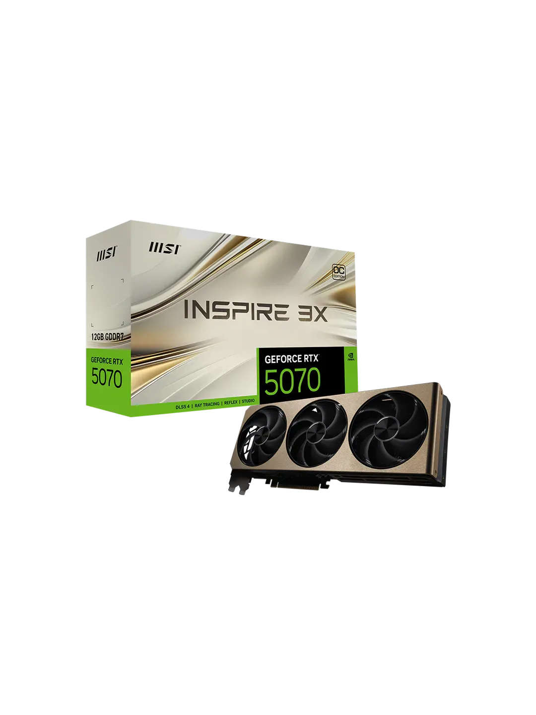 MSI - 12GB GeForce RTX5070 INSPIRE 3X OC — 4