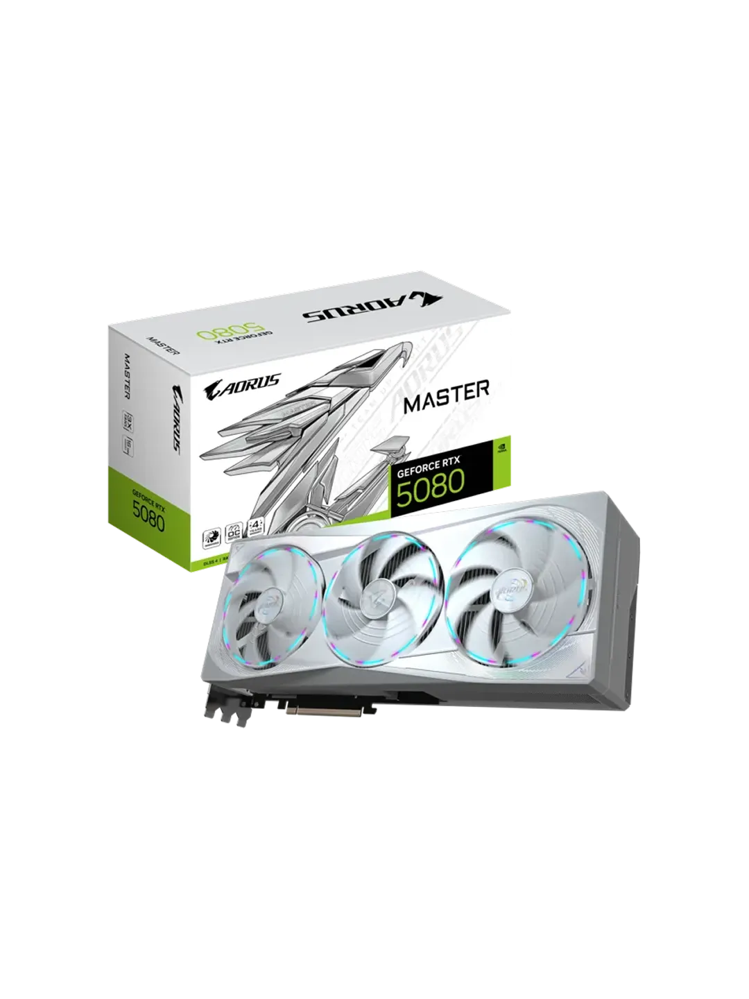 Gigabyte - 16GB GeForce RTX5080 AORUS MASTER ICE DDR7 — 4