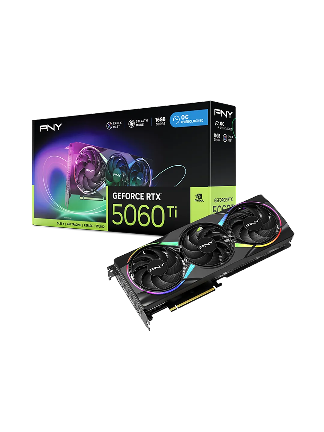 PNY - 16GB GeForce RTX5060Ti GDDR7 — 4