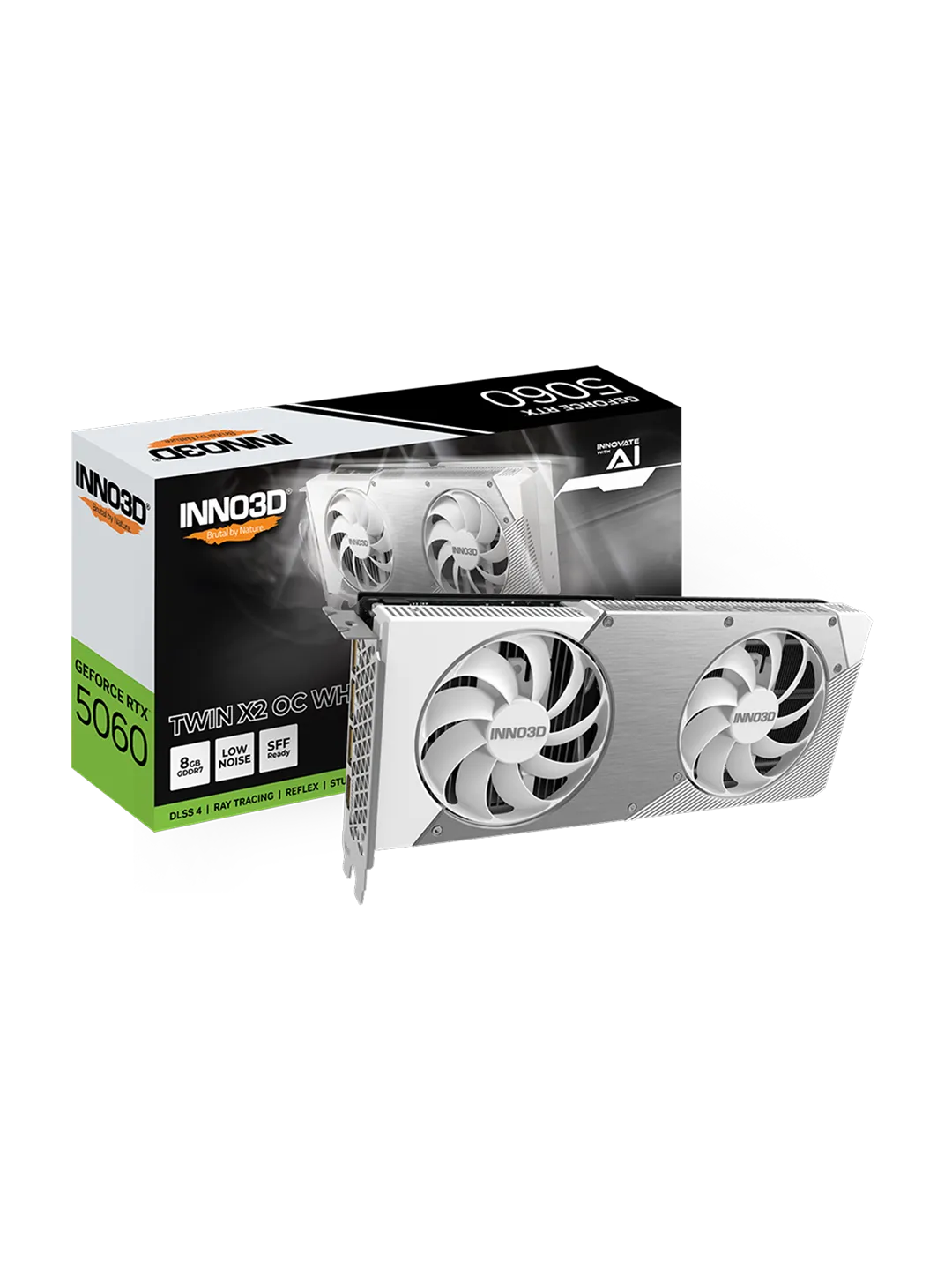 Inno3D - 8GB GeForce RTX5060 TWIN X2 OC White GDDR7 — 3