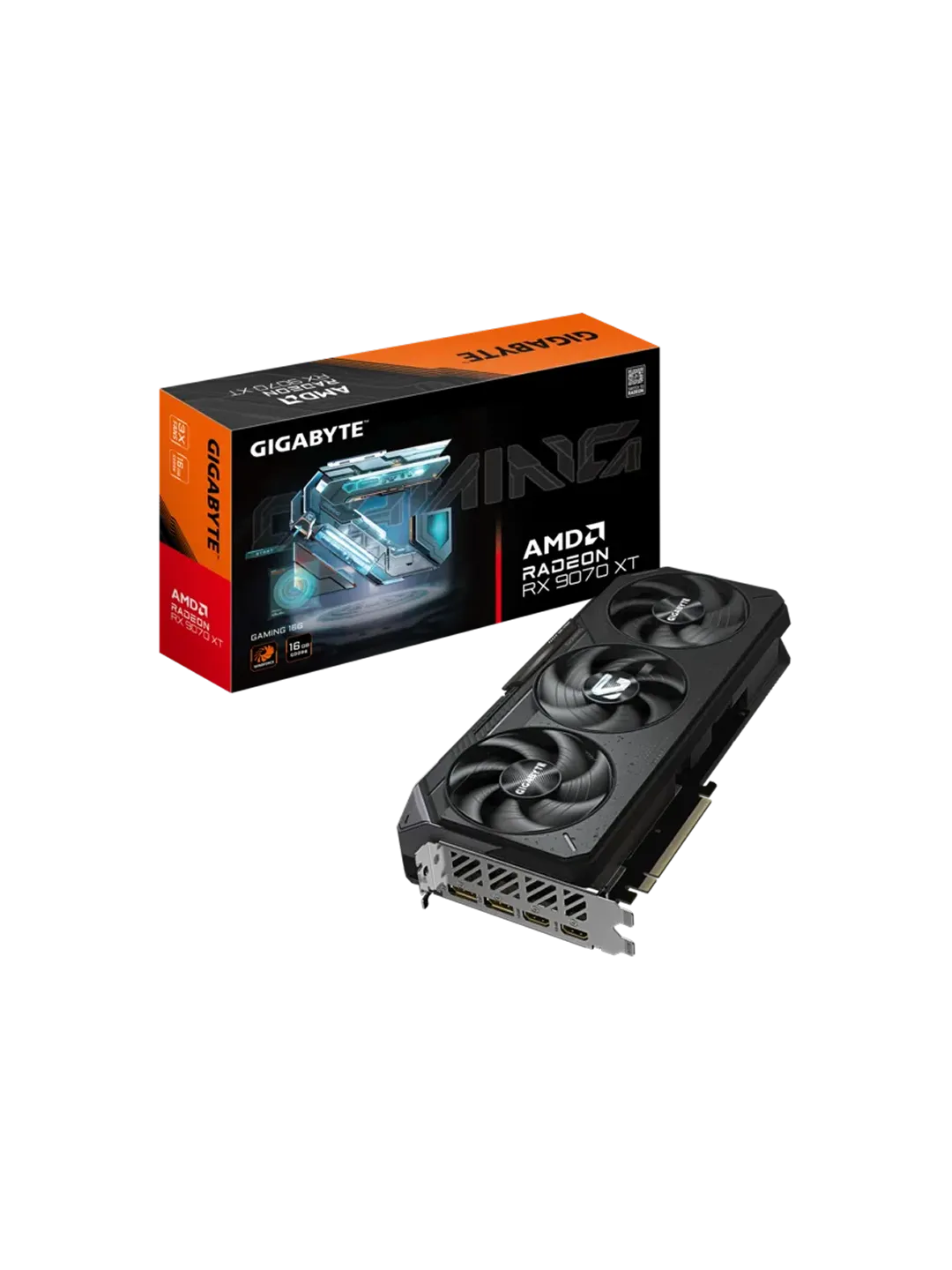 Gigabyte - 16GB ATI Radeon RX9070XT GAMING — 4