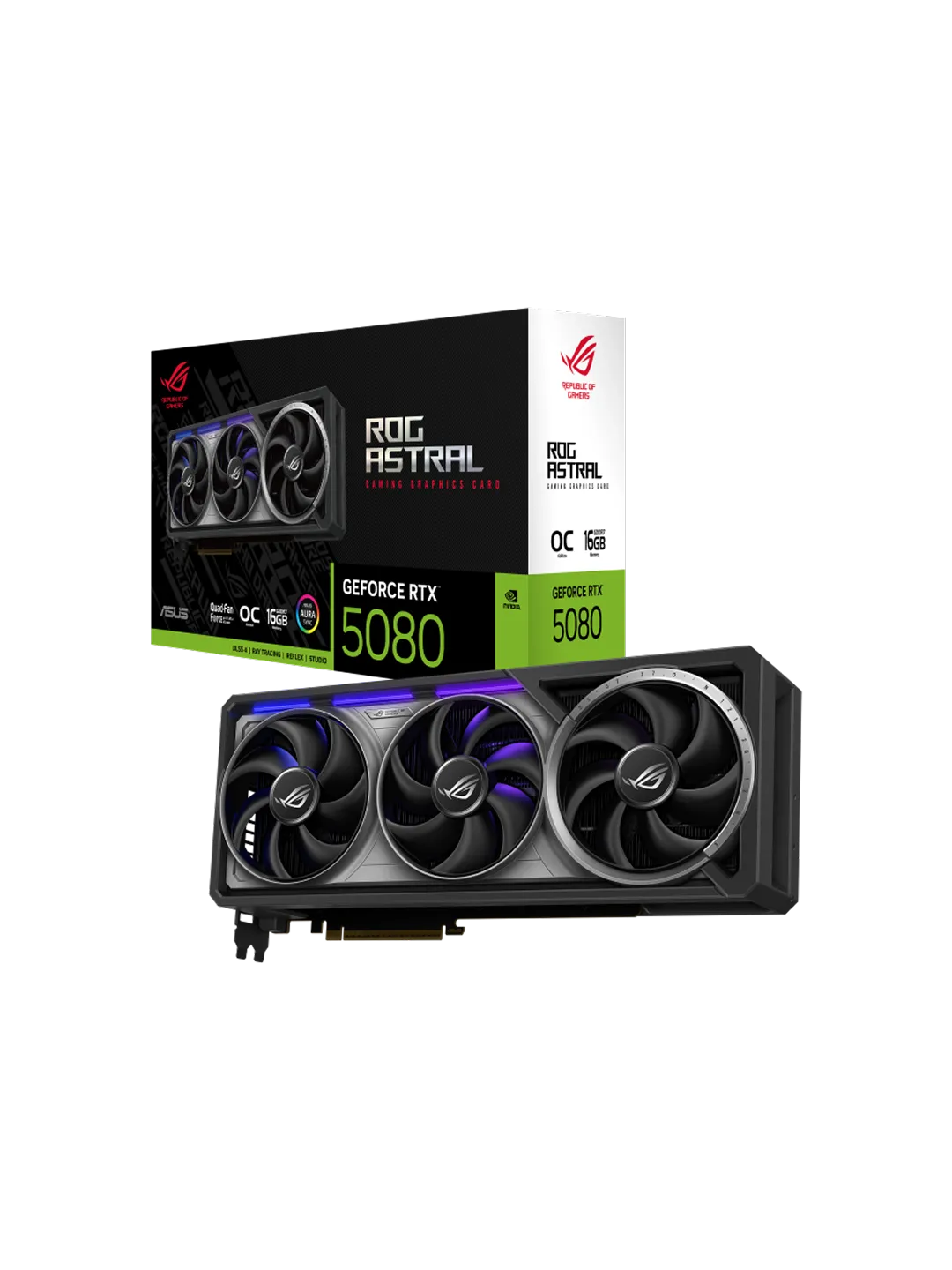 ASUS - 16GB GeForce RTX5080 ROG ASTRAL OC — 4