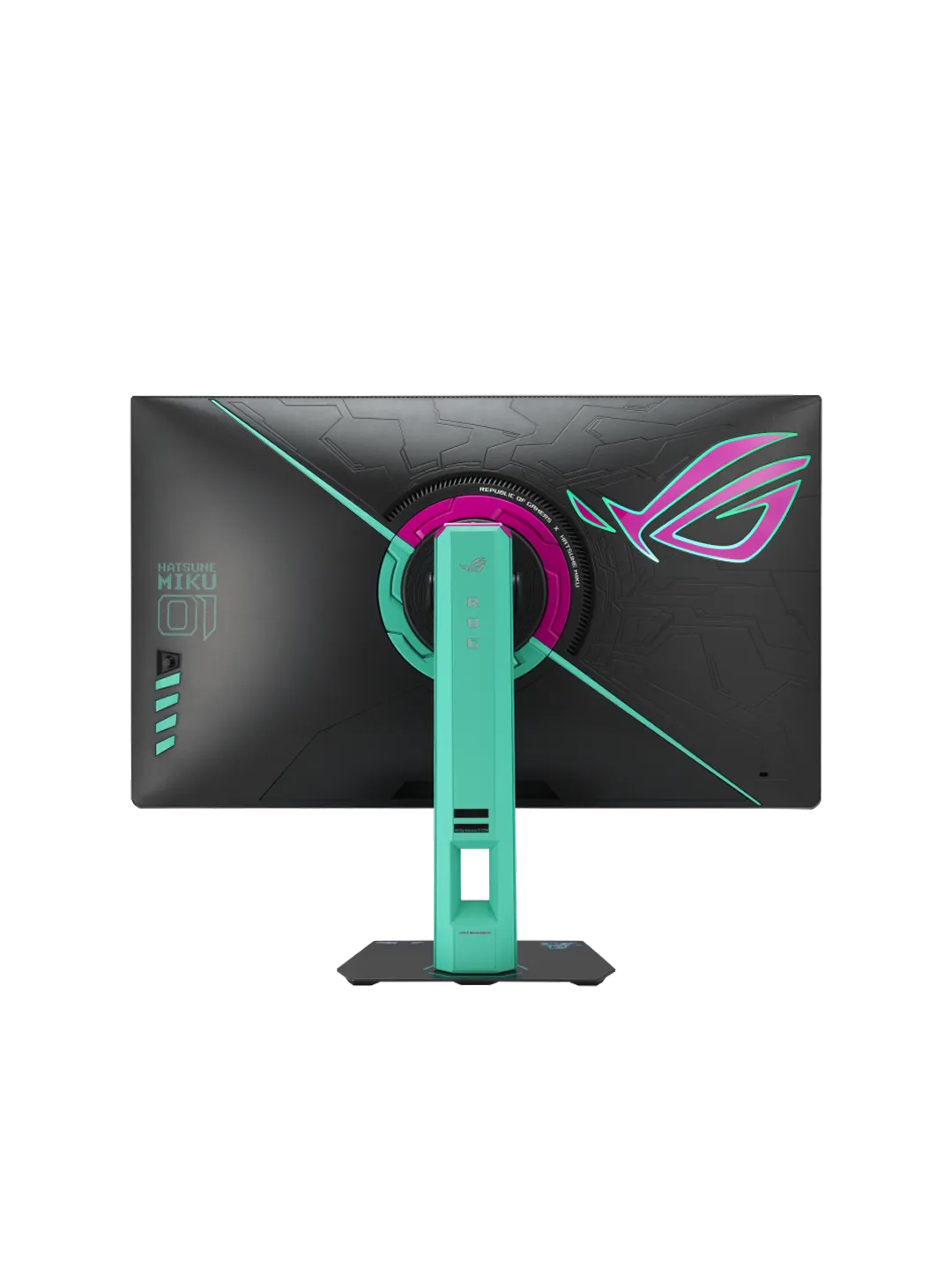 ASUS - 27 ROG Strix XG27ACMEG-G Hatsune Miku Edition Gaming Monitor, IPS, 260Hz, QHD(2560 x 1440)2K, 0,03ms, USB Type-C, HDR400, Black — 2