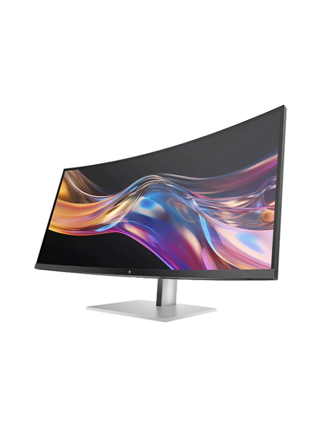 HP - 37.5 7 Pro 738PU Monitor, IPS, 5mc, WQHD+ (3840 x 1600 ), HDMI+DP+Type-C,USB,Audio, Black-Silver — 4