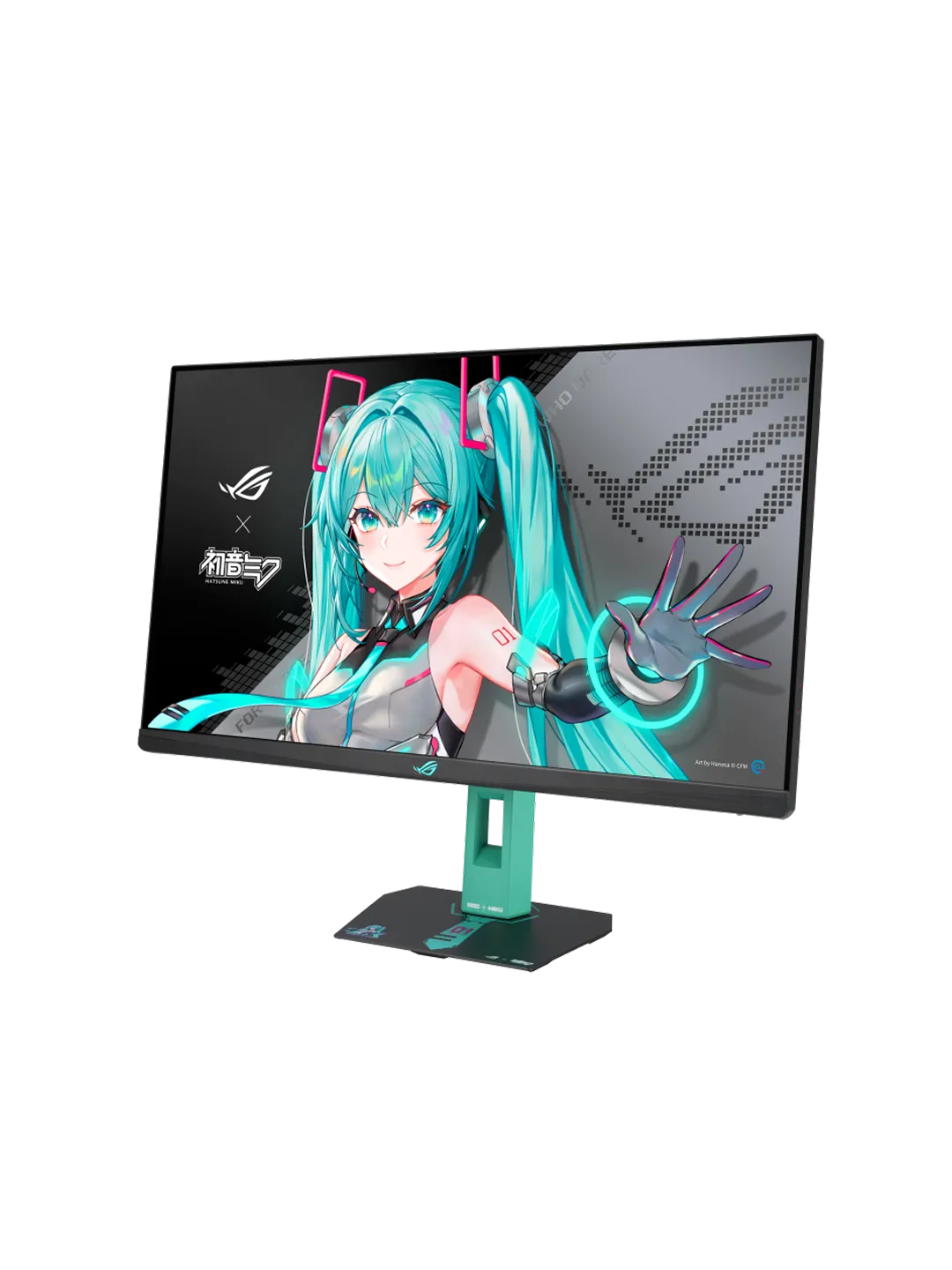 ASUS - 27 ROG Strix XG27ACMEG-G Hatsune Miku Edition Gaming Monitor, IPS, 260Hz, QHD(2560 x 1440)2K, 0,03ms, USB Type-C, HDR400, Black — 4