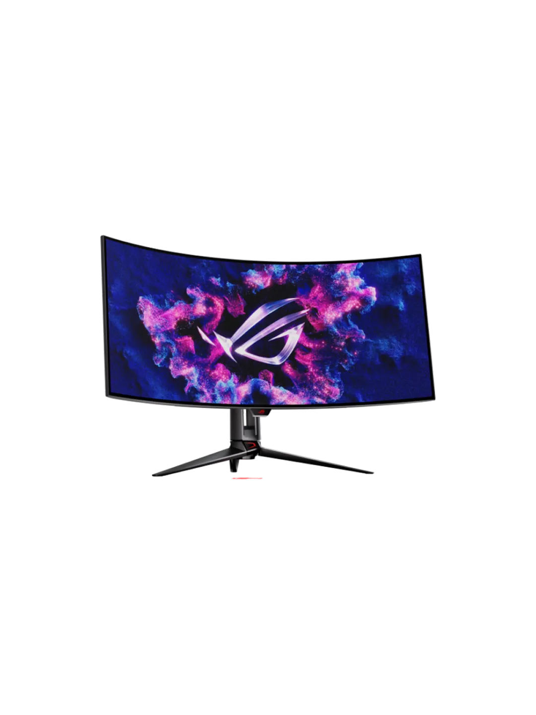 ASUS - 39 ROG Swift OLED PG39WCDM Curved Gaming Monitor, 240 Hz, 0.03 ms, UWQHD (3440x1440),  G-SYNC, ROG Smart KVM, Type-C, Black — 3