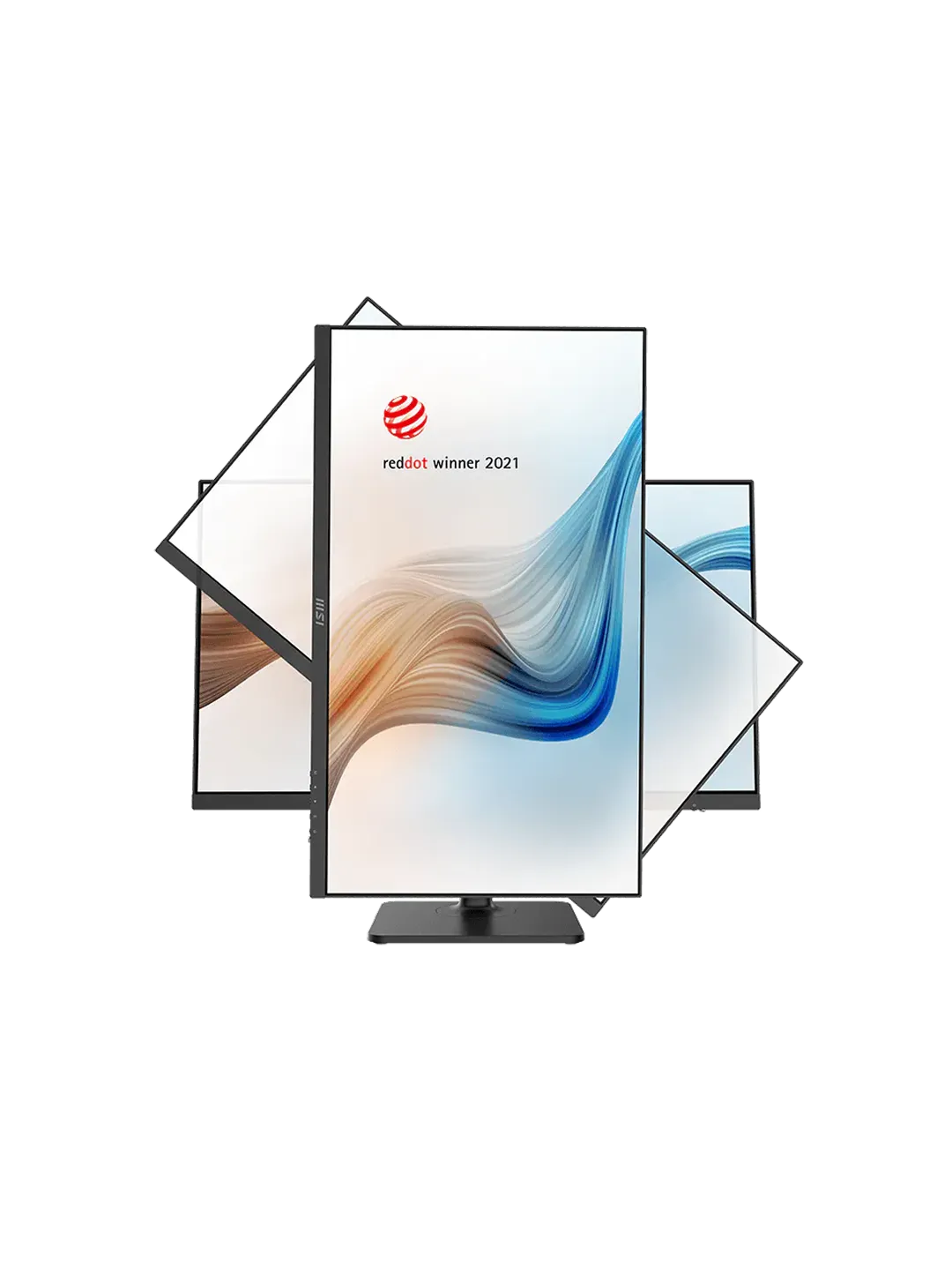 MSI - 27 Modern MD272XP Monitor, IPS, 1mc, 100hz, FHD (1920x1080), HDMI+DP+TypeC, KVM, HAS, Black — 4