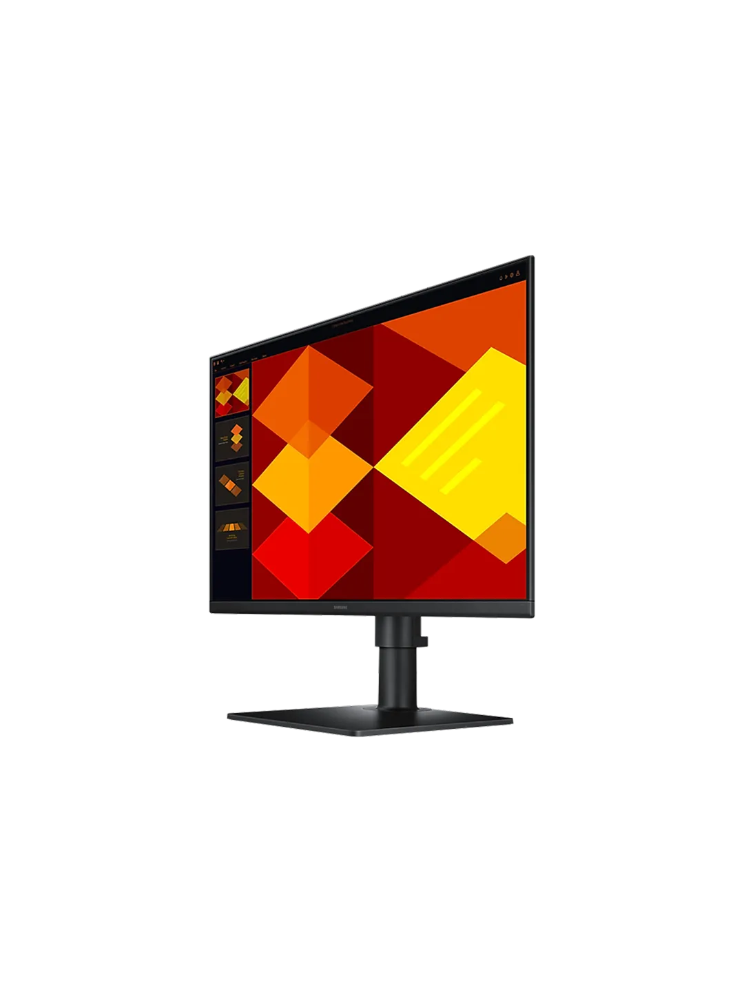 Samsung - 24 LS24D400GAIXCI S4 LED Monitor, IPS, 100Hz, 5mc, FHD (1920x1080), High adjustable, HDMI, DVI, Black — 3