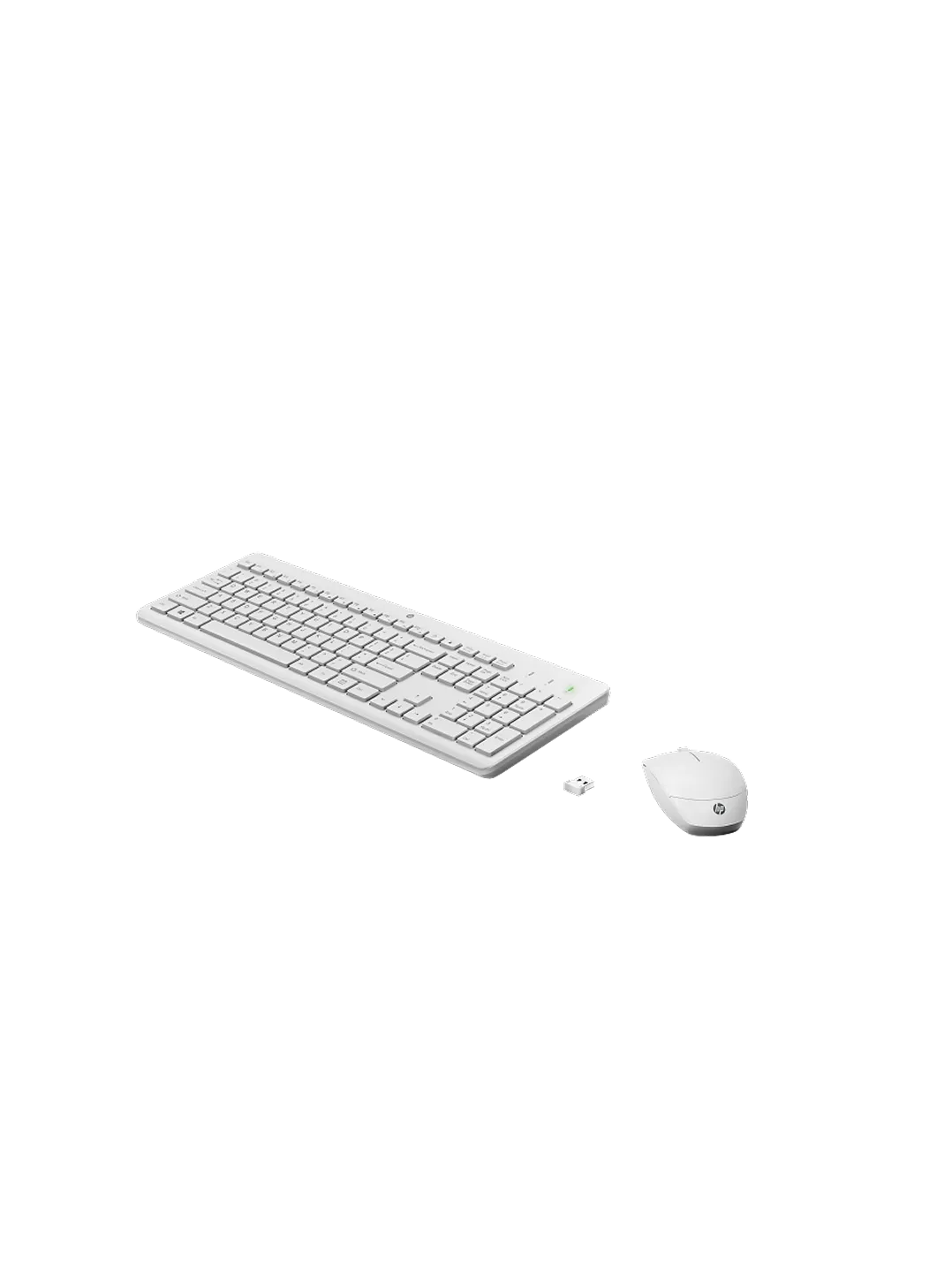 HP 230 Wireless Mouse va Klaviatura Kombinatsiyasi, Oq — 2