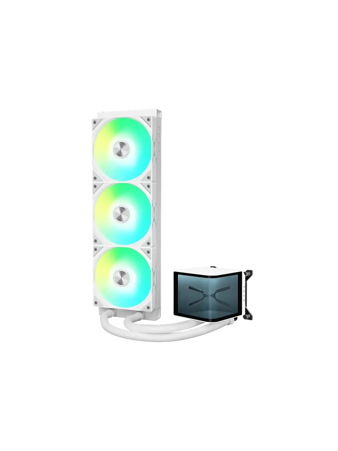 Водяной кулер TRYX PANORAMA 360mm AIO Liquid Cooler ARGB White — 3