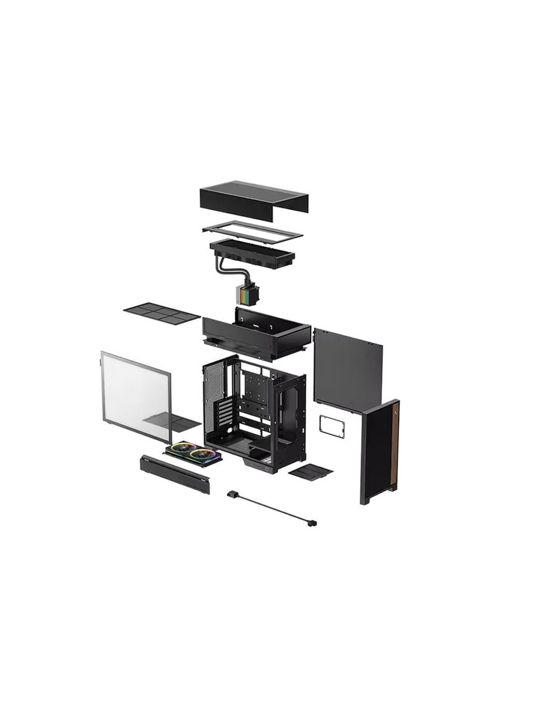 Корпус Deepcool CL6600 с водяным кулером — 2
