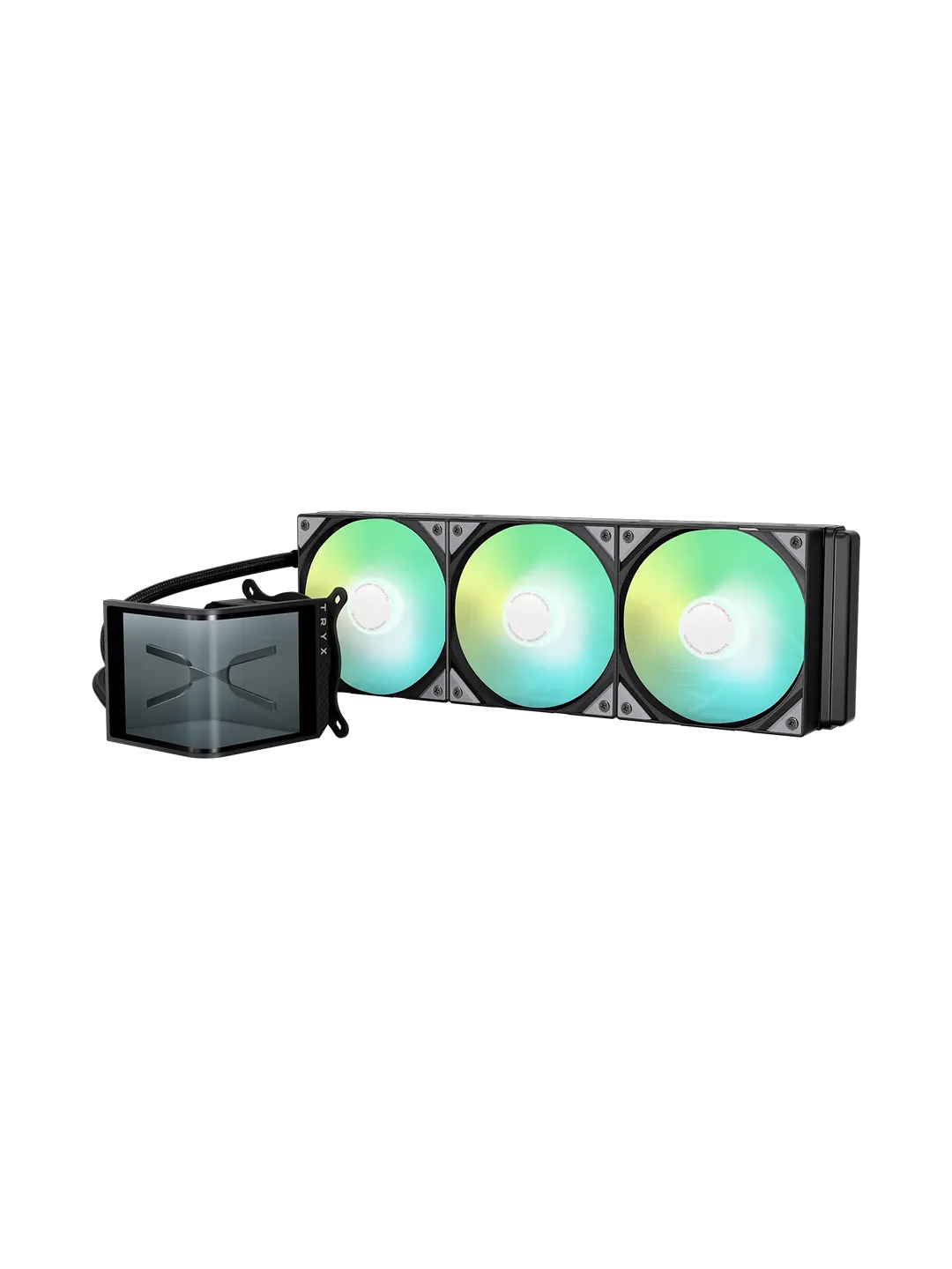 Водяной кулер TRYX PANORAMA 360mm AIO Liquid Cooler Black — 4