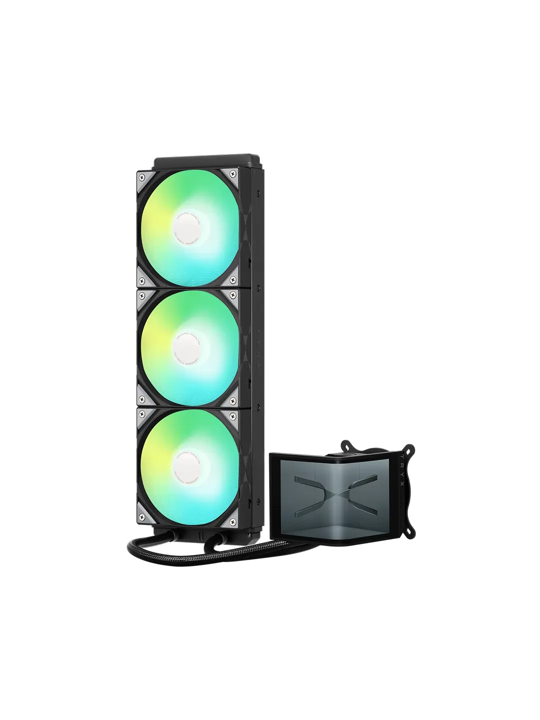 Водяной кулер TRYX PANORAMA 360mm AIO Liquid Cooler Black — 3