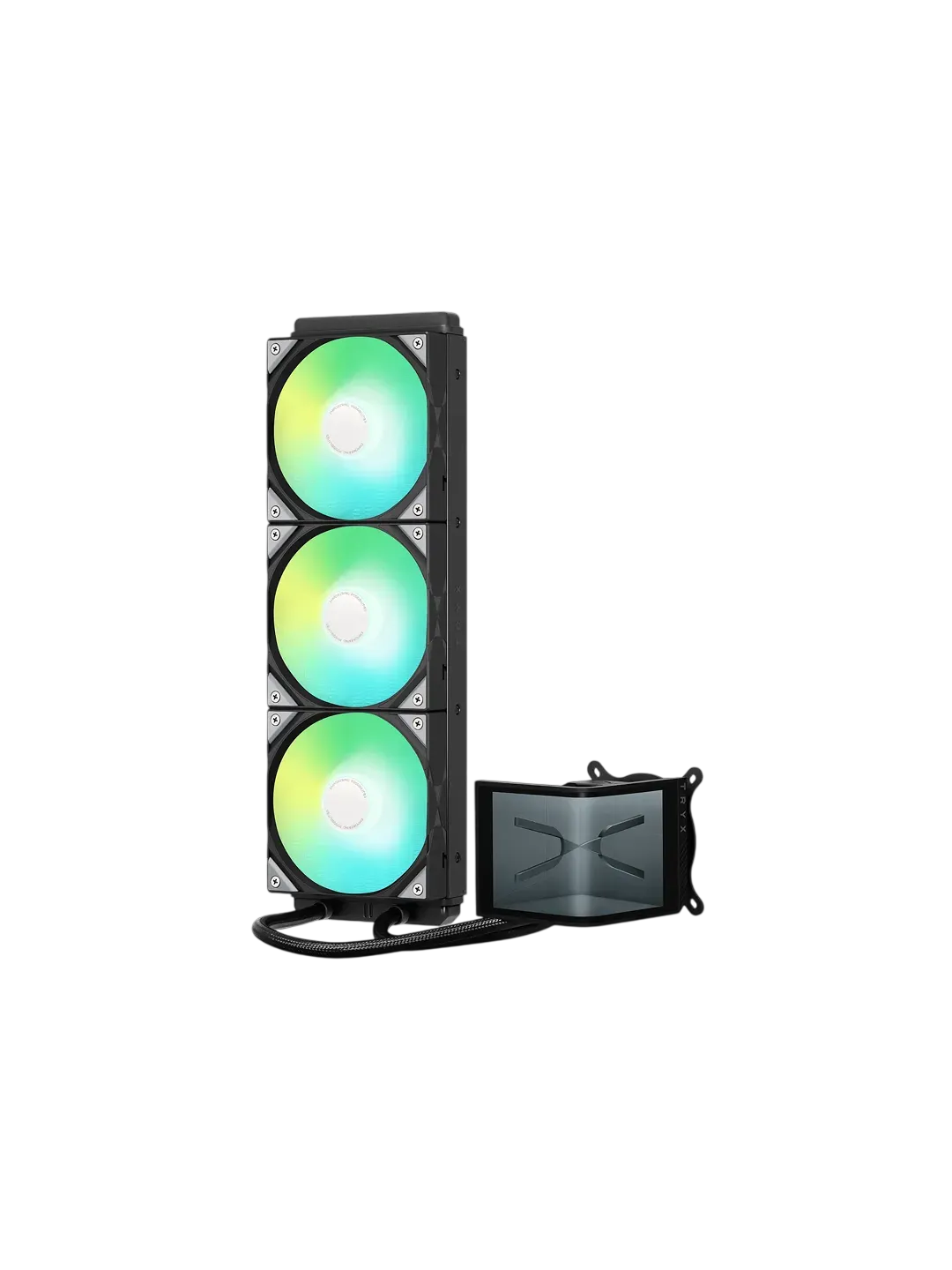 Водяной кулер TRYX PANORAMA 360mm AIO Liquid Cooler ARGB Black — 3