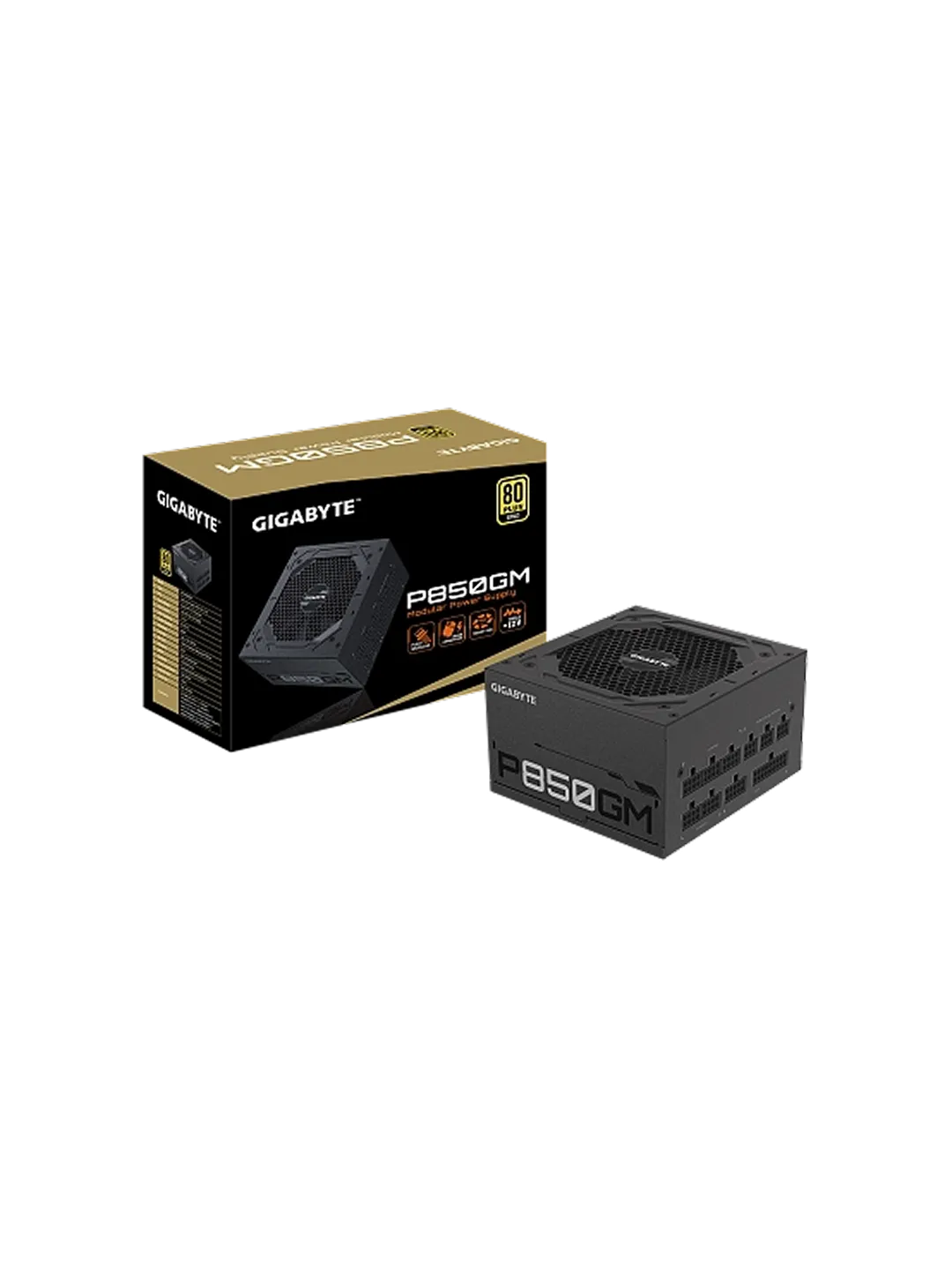 Блок питание Gigabyte GP-P850GM 850W, 120mm, 80 Plus Gold,  Modular ATX Power Supply — 4