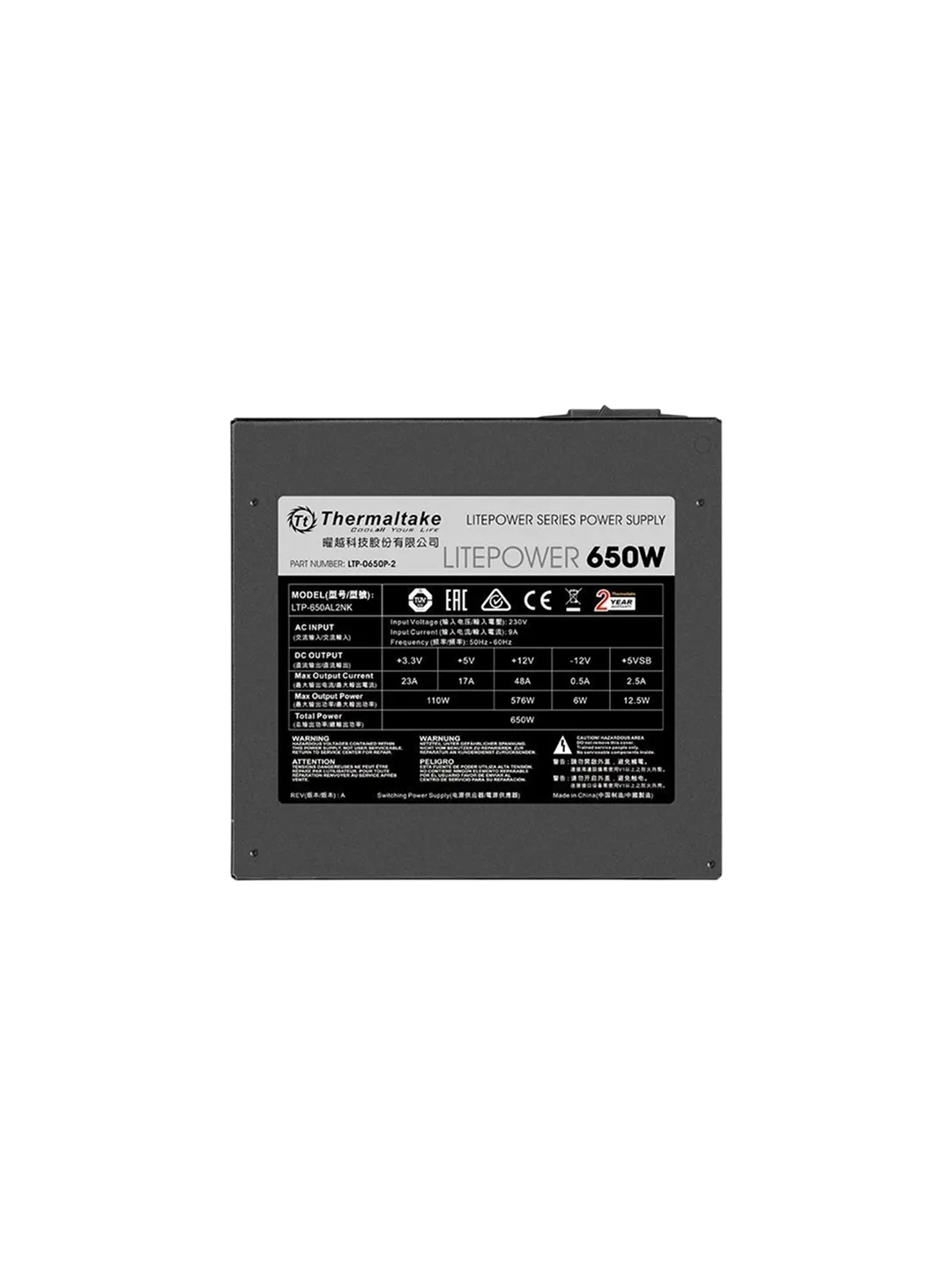 Блок питания Thermaltake Litepower 650W — 2