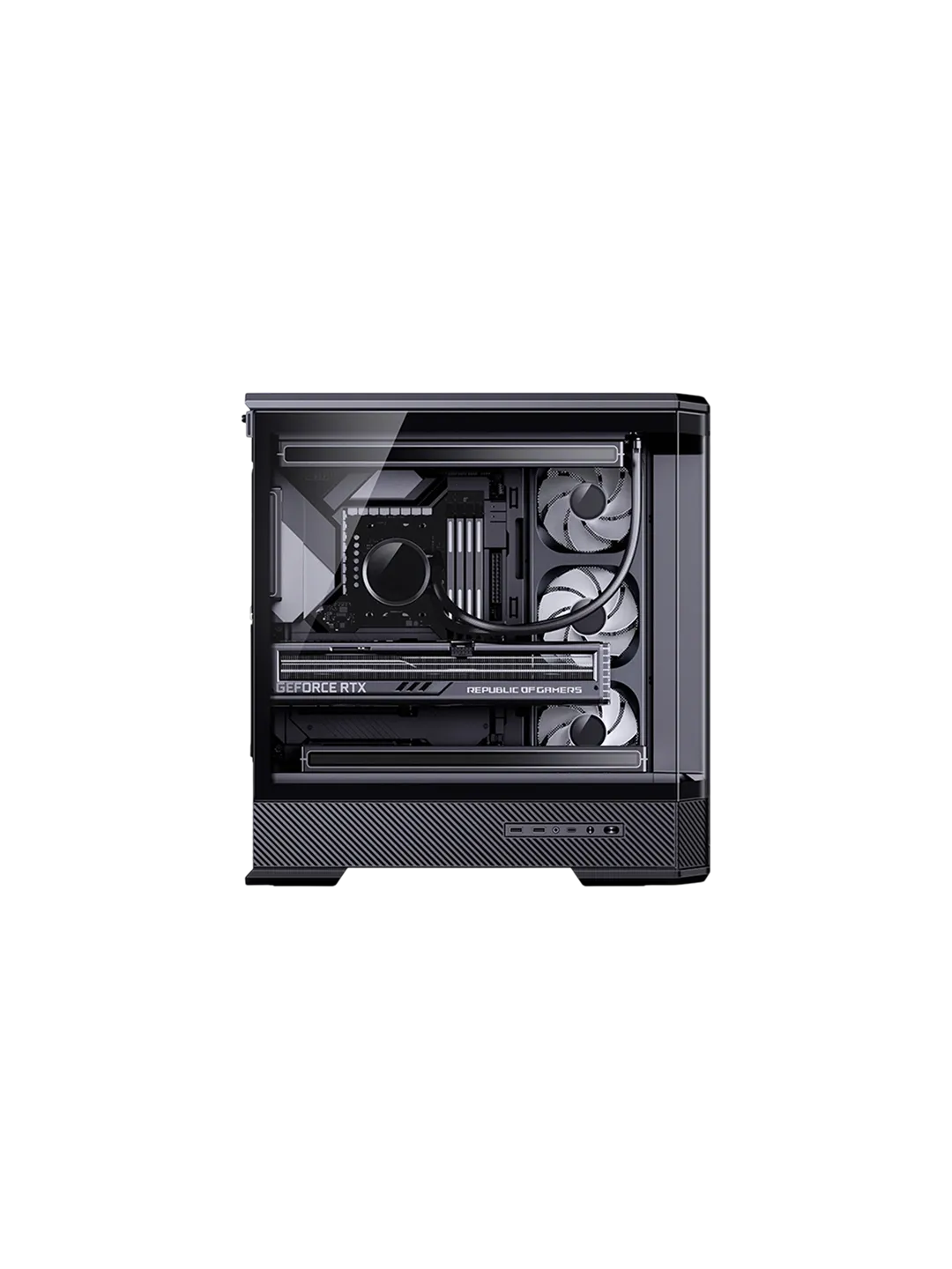 Jonsbo D400 Black Kompyuter Korpusi — 2