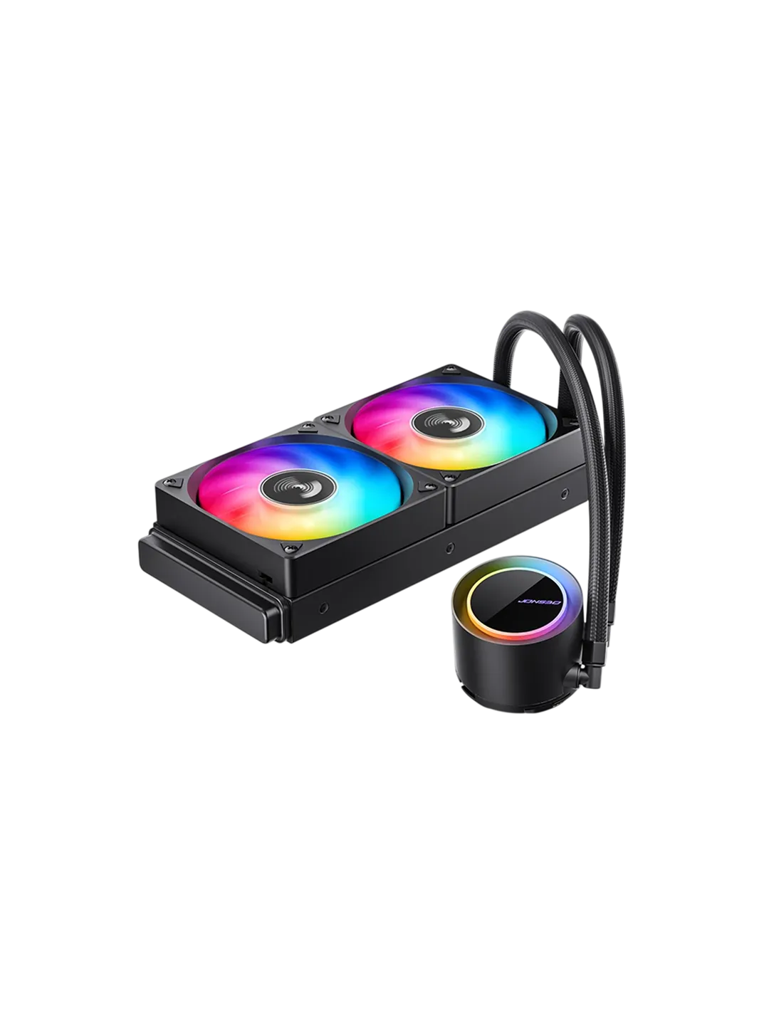 Jonsbo TG-240 Black suvli sovutgich tizimi — 4