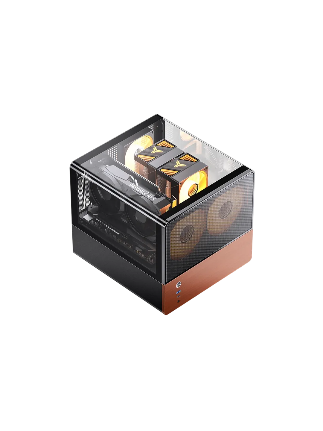 Jonsbo V12 Black Computer Case — 2