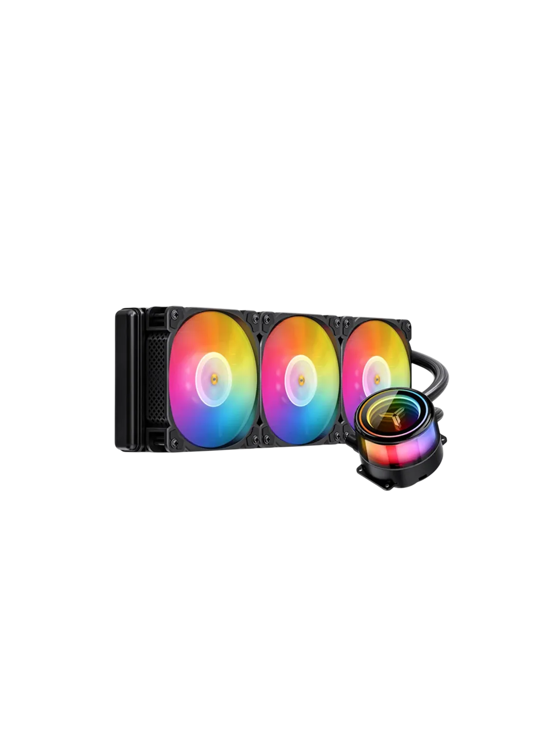 Jonsbo TW7-360 ARGB Black suvli sovutgich tizimi (360mm radiator, ARGB fanlar bilan) — 3