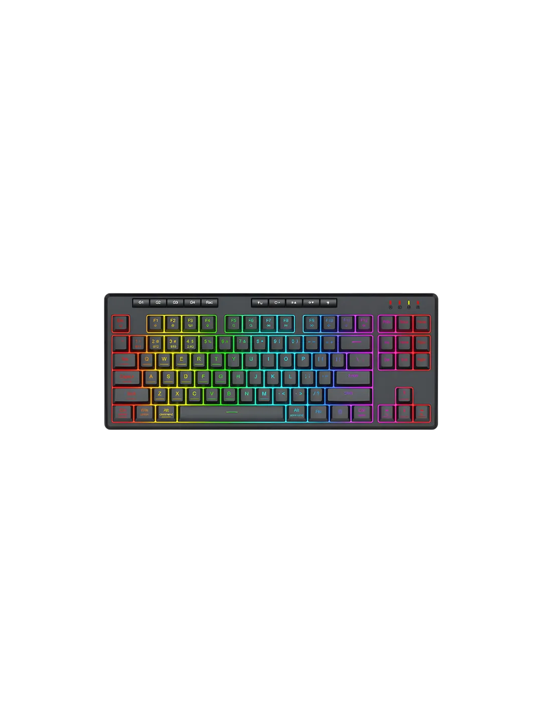 SHIVA 87 Pro K516RGB-PRO Membranli simsiz klaviatura — 3