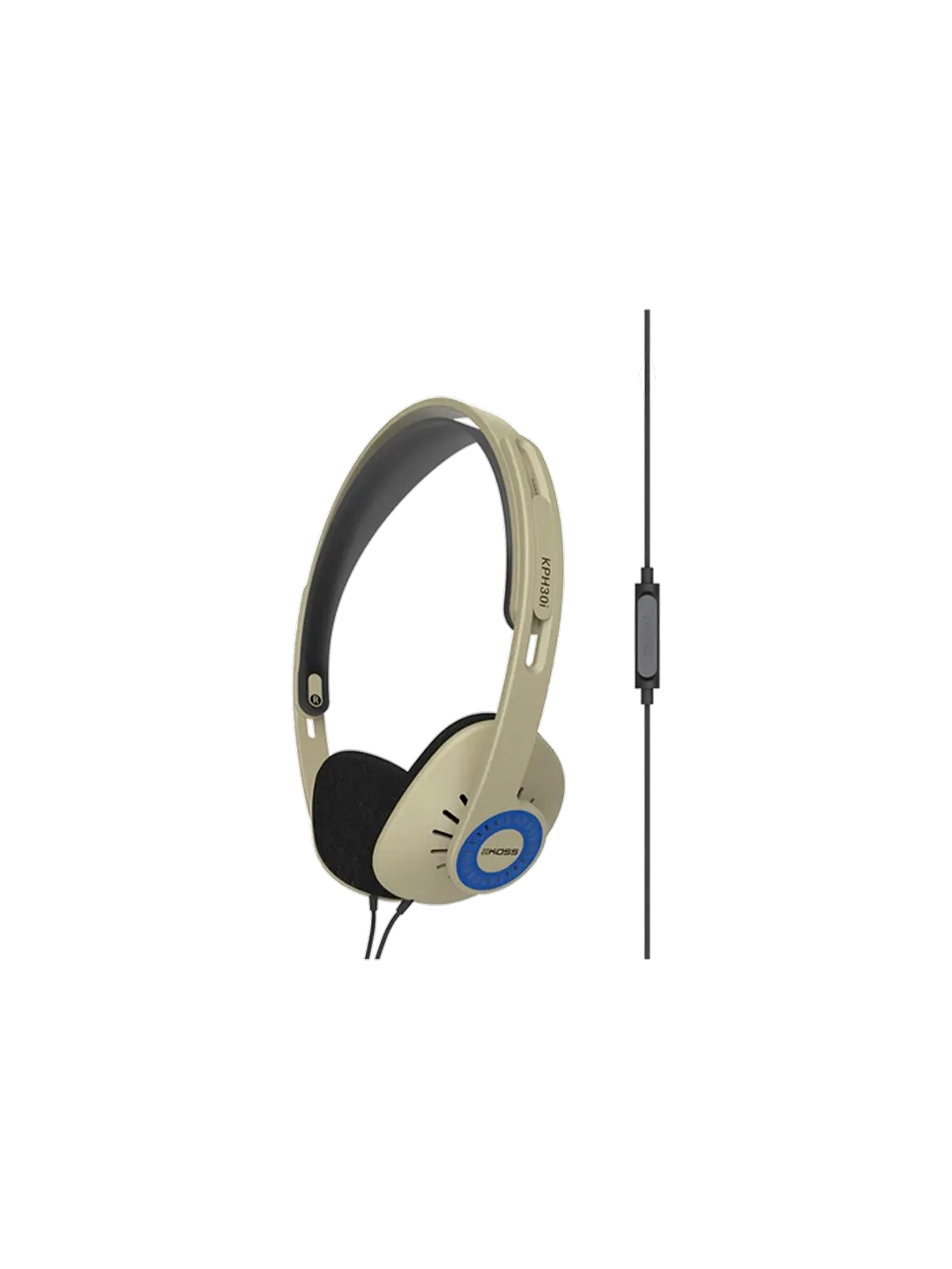 Наушники Koss KPH30iRB, Открытого типа, 3.5mm Jack, Черные — 2