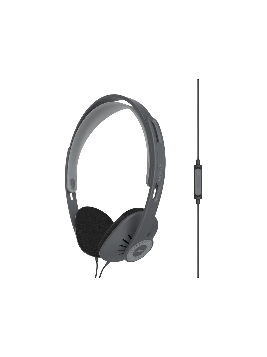Наушники Koss KPH30iK, Открытого типа, 3.5mm Jack, Черный — 2