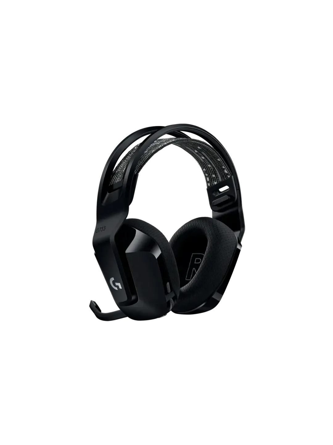 Logitech G733 Wireless Gaming Headset, Qora — 4