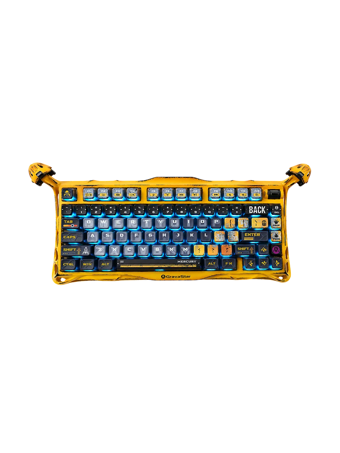GravaStar Mercury K1 Pro 75% SE - Battle-Worn Yellow клавиатура — 3