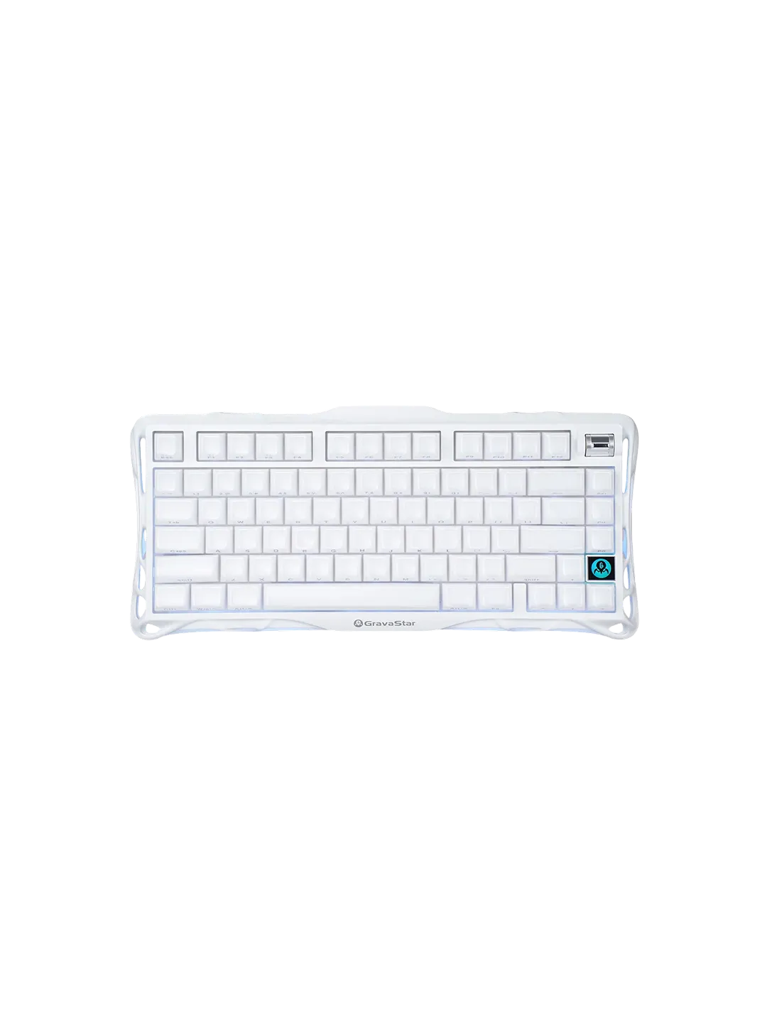 GravaStar Mercury K1 - Opaline White klaviatura — 2