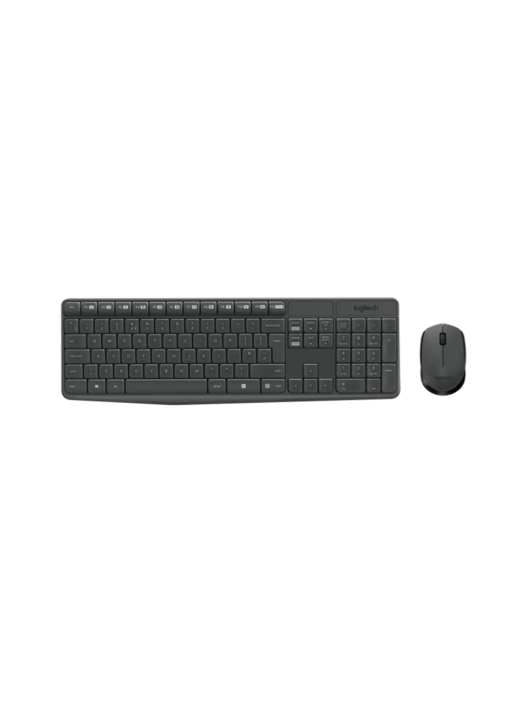 Logitech MK235 Simli Klaviatura va Sichqoncha, Kulrang — 4