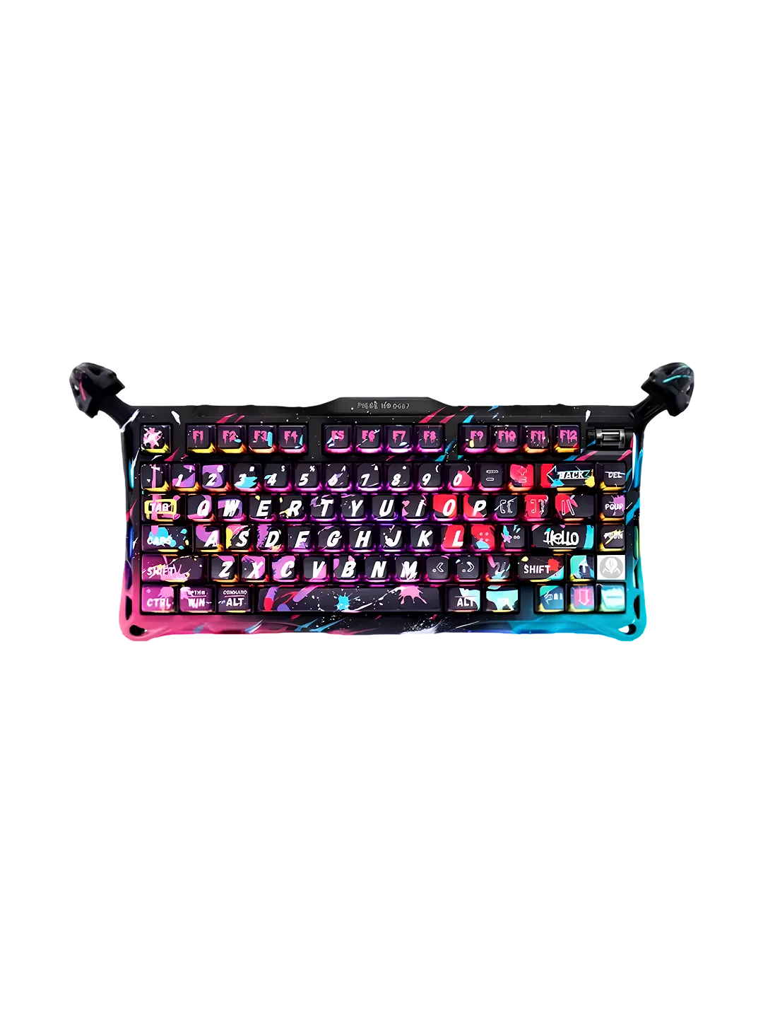 GravaStar Mercury V75 Pro SE - Neon Graffiti klaviatura — 2