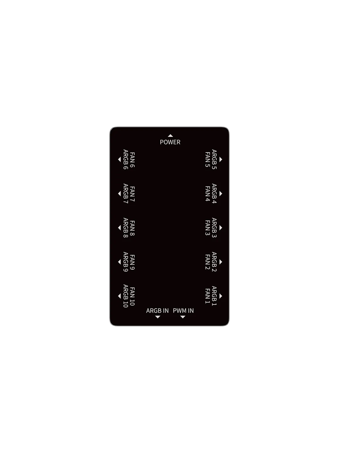 Ocypus Delta EH10 PRO Ventilyator va ARGB yoritish nazoratchisi — 2