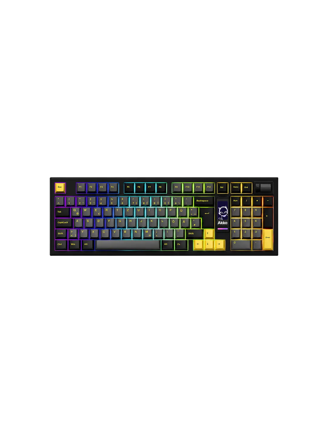 AKKO 5098B Plus Black & Silver Gaming Keyboard — 3