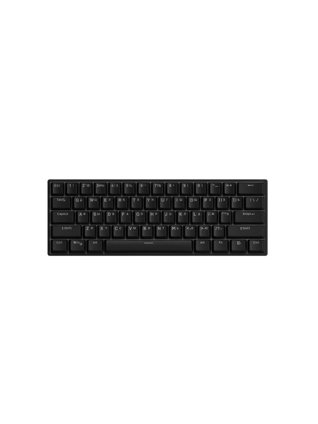 AKKO 3061S HE Black Shine-Through O'yin Klaviaturasi — 2
