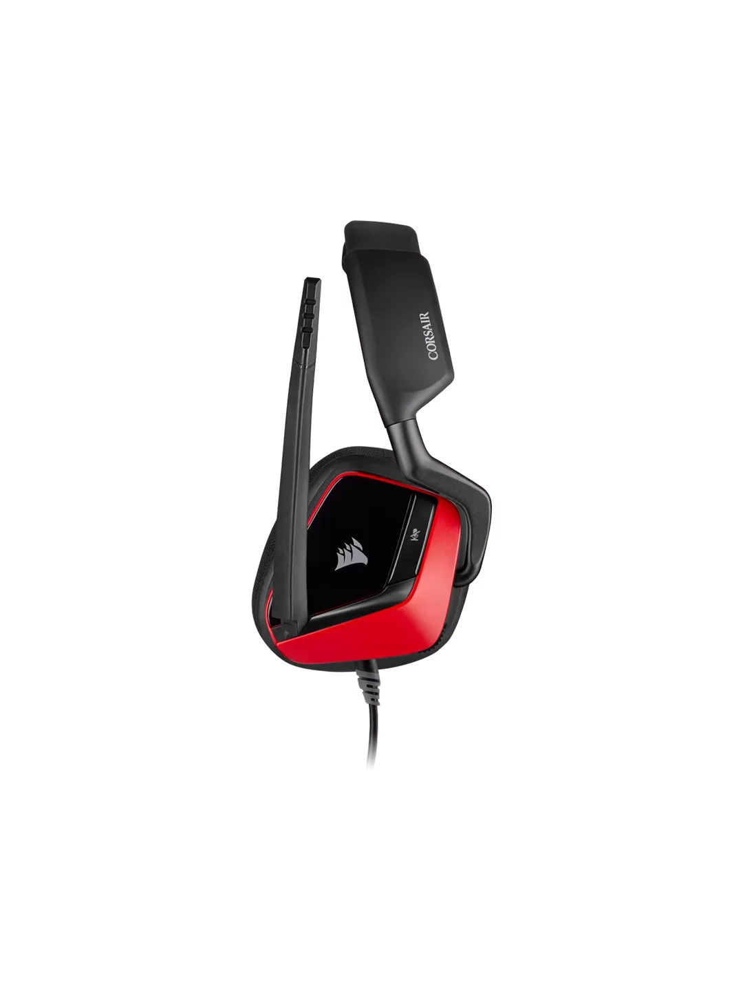 Corsair VOID ELITE SURROUND O'yin Qulfi, Qora/Qizil — 3
