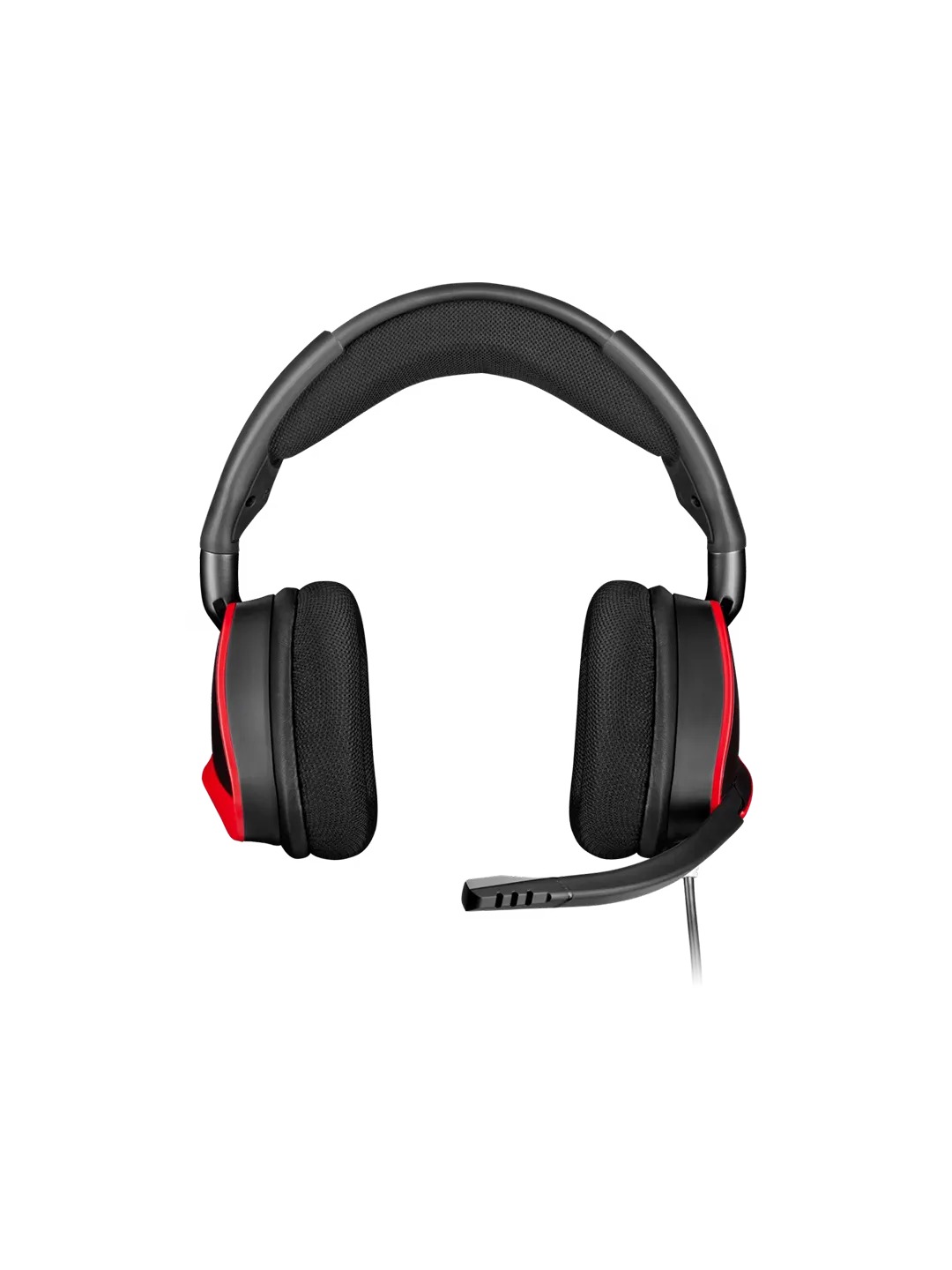Corsair VOID ELITE SURROUND O'yin Qulfi, Qora/Qizil — 2