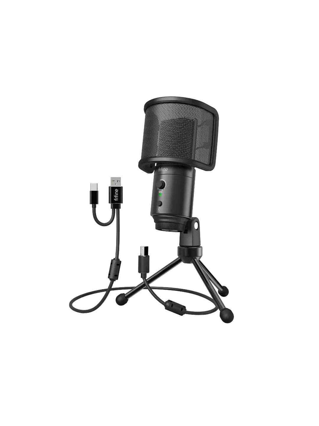 FIFINE K683A Microphone, USB, Condenser, 192 kHz/24 bit — 3