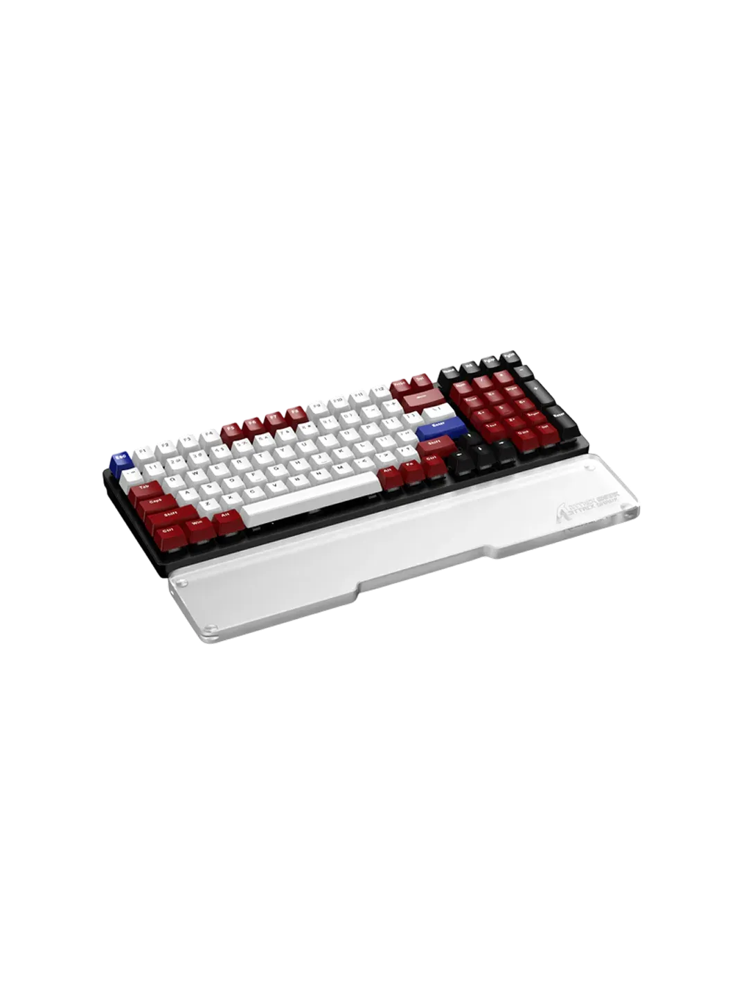 ATTACK SHARK Acrylic Wrist Rest 98 Keys - Akustik klaviatura uchun akril bilak qo'yqichi — 2