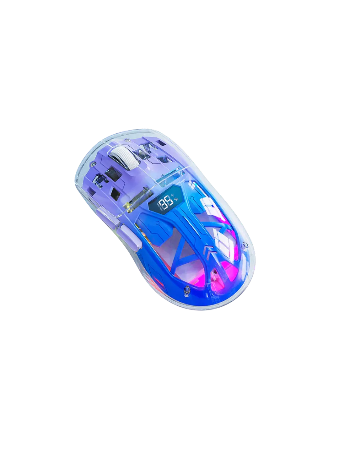 Attack Shark A2 Gaming Mouse, Transparent RGB — 3