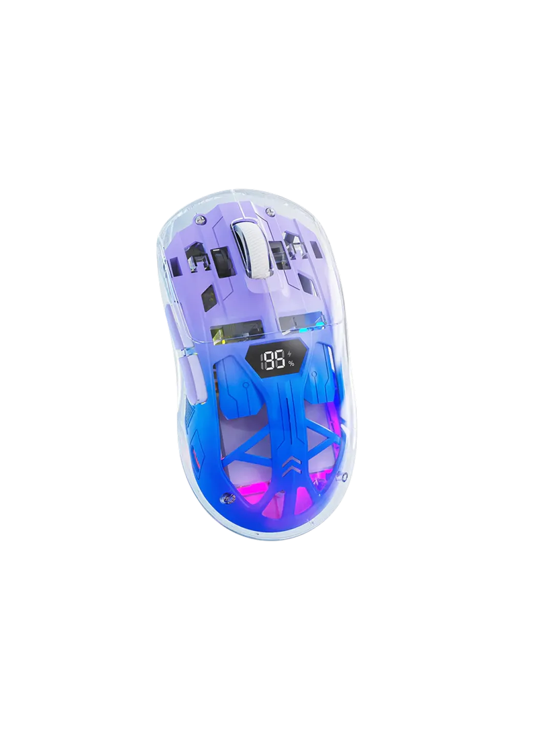 Attack Shark A2 Gaming Mouse, Transparent RGB — 2
