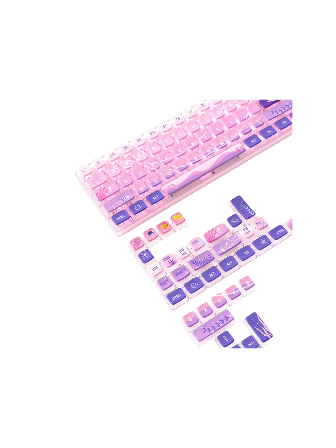 Набор PBT Pudding Клавиш для Клавиатуры ATTACK SHARK 120 Keys — 3