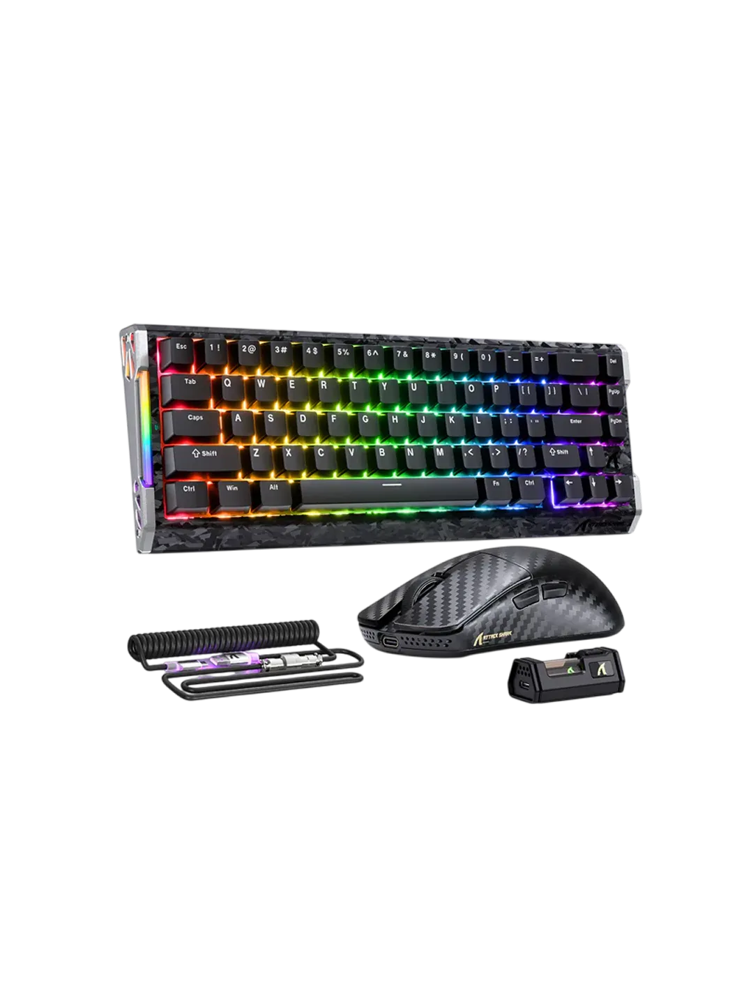 Игровой комплект Attack Shark R68 HE из углеродного волокна и R11 Ultra — 3
