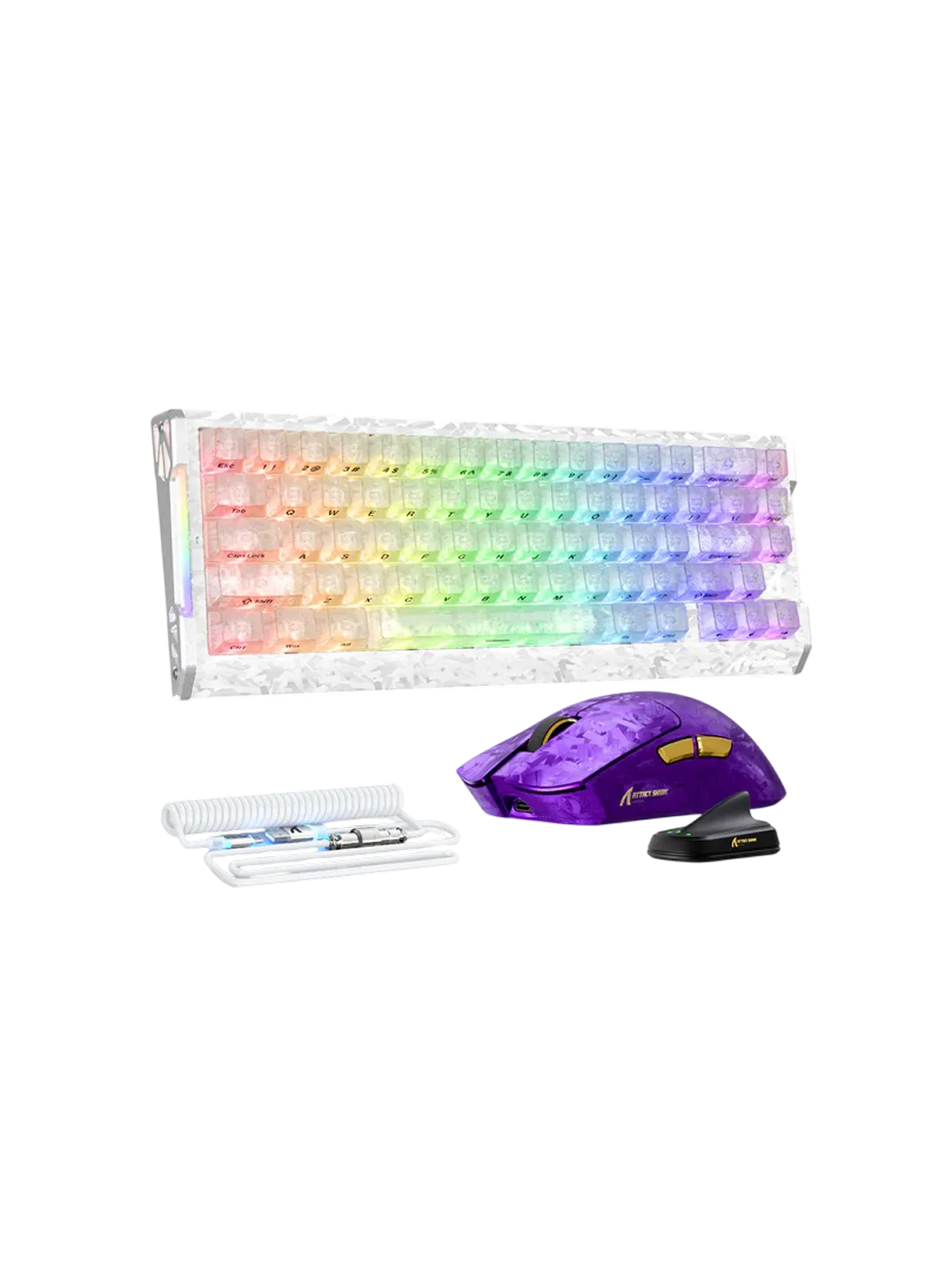 Игровой комплект Attack Shark R68 HE Carbon Fiber и X11 Ultra — 4